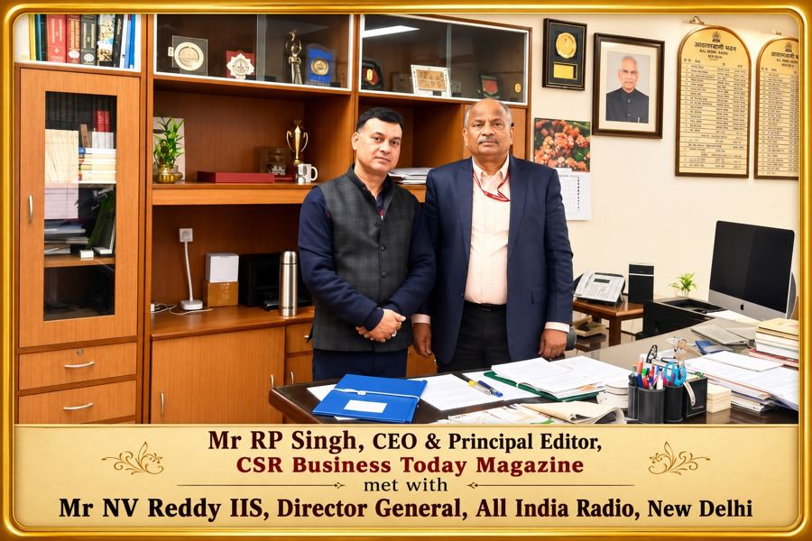 Mr RP Singh featured in CSR Business Today Magazine